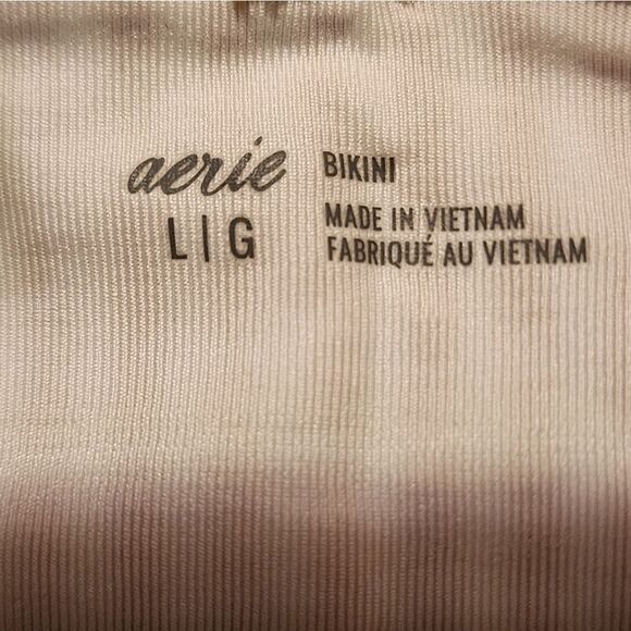 NWT Aerie Seersucker Ruffle Wrap 2 Piece Bikini Size Large - Picture 8 of 10